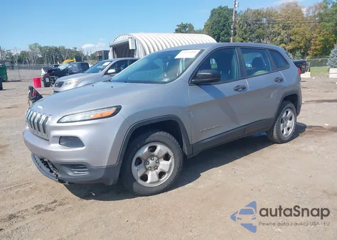 2014 Jeep Cherokee Sport из США, поврежденный, VIN 1C4PJMAB3EW121550